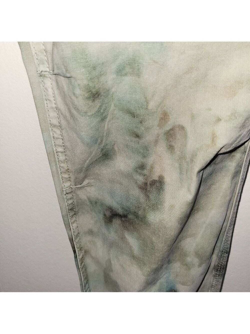 Anthropologie The Wanderer Cargo Tie Dye Slouchy Utility Pants Women's Size 25 - Picture 8 of 14